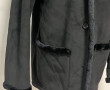 Veste 3/4 femme noire style mouton retou