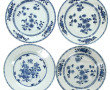 CHINE XVIIIème - Assiette en porcelaine 