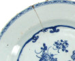 CHINE XVIIIème - Assiette en porcelaine 