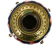 Pied de lampe en bronze et porcelaine Im