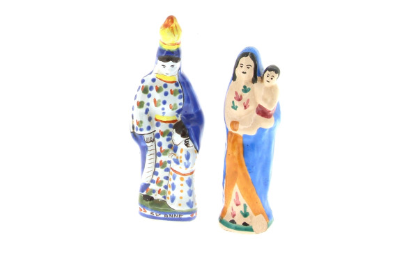 HENRIOT Quimper - "Ste Anne", statuette 