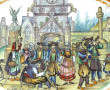 HENRIOT Quimper - Plat de forme ovale en