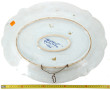HENRIOT Quimper - Plat de forme ovale en