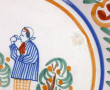 HB Quimper (non marqué) - Assiette en fa