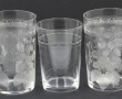 Paire de verres timbales chiffrées "D" e