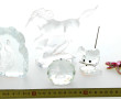 Sujet en cristal moulé figurant un cheva