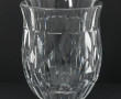 BACCARAT - Vase en cristal, signé, H 22,