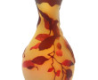 GALLE Tip - Petit vase en verre détourré