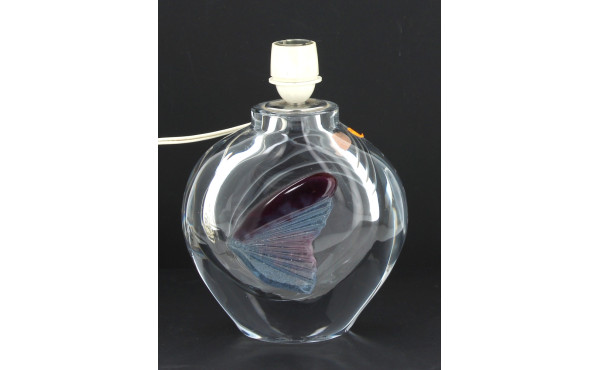 DAUM France - Pied de lampe en cristal t