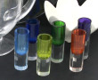 6 verres à pied en verre transparent, H 