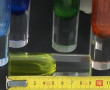 6 verres à pied en verre transparent, H 