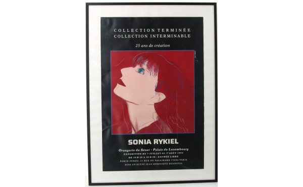 SONIA RYKIEL / ANDY WARHOL - Affichette 
