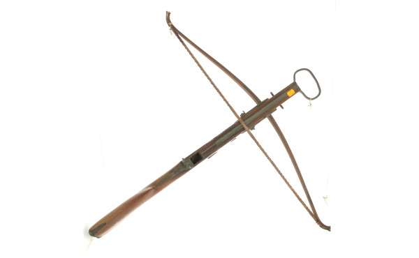 Arbalète décorative en bois, crosse en n