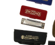 Lot de 9 harmonicas dont HOHNERComet en 