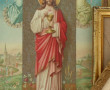Deux souvenirs de communion dont un daté