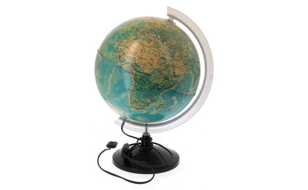 Globe terrestre en plastique éclairant d