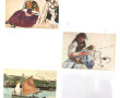 Mathurin MEHEUT - 5 cartes postales anci