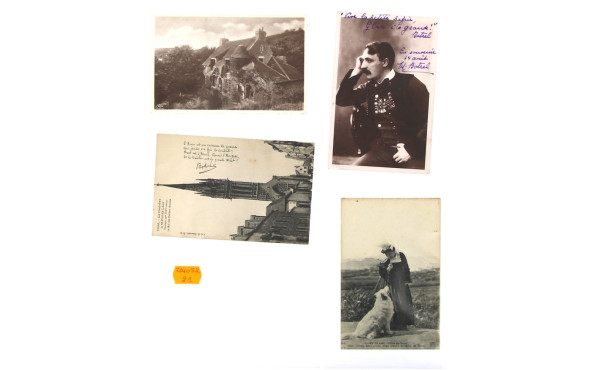 BOTREL - Lot de 4 cartes postales dont 1