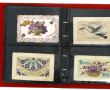 Collection de 37 cartes fantaisies gauf