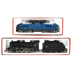 JOUEF - Lot de 2 locomotives vendues en 