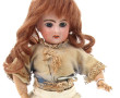 Poupée ancienne, tête en porcelaine marq