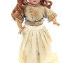 Poupée ancienne, tête en porcelaine marq