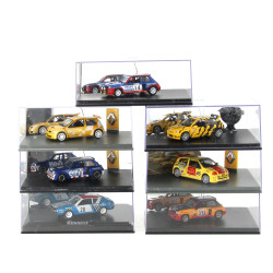 RENAULT - Lot de 7 voitures de course, e