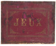 Coffret de jeux de société ancien (boîte