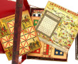 Coffret de jeux de société ancien (boîte