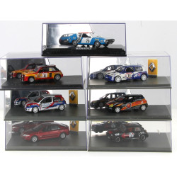 RENAULT - Lot de 7 voitures de course, e