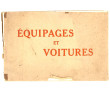 Voiture ancienne en métal peint en rouge