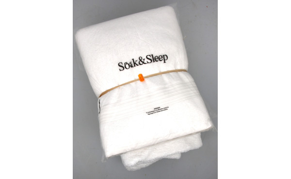 SOAK & SLEEP - Lot comprenant 2 draps de