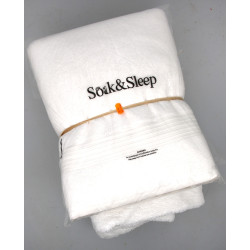 SOAK & SLEEP - Lot comprenant 2 draps de