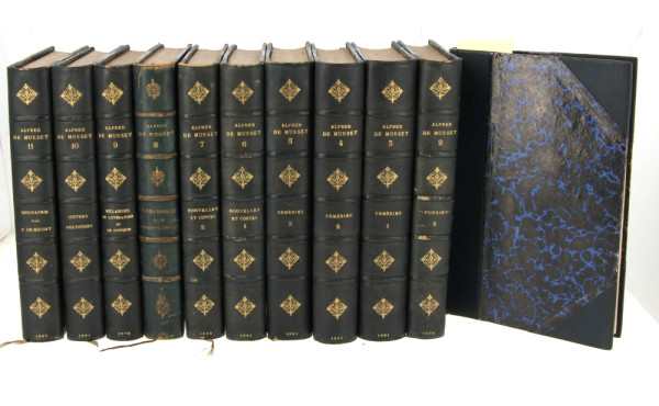 Alfred DE MUSSET - "Œuvres", 11 volumes 