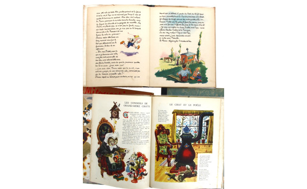 7 livres illustrés pour enfant des année
