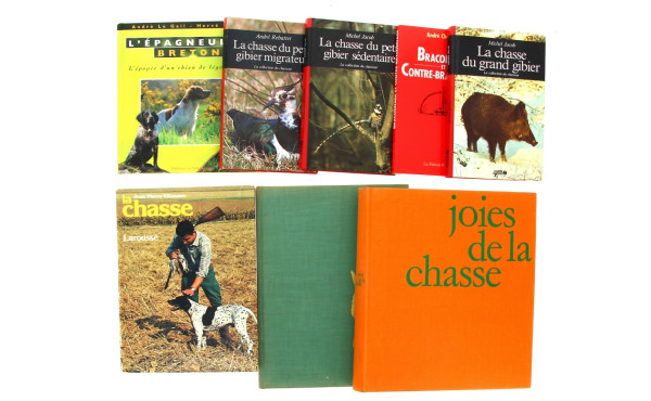 Thème CHASSE - Lot de livres sur la chas
