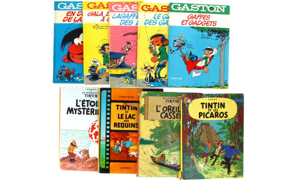 Lot de 20 BD rigides, 1 souple dont Gast