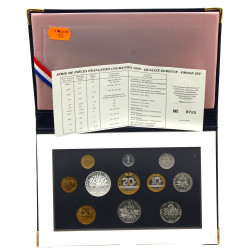 Coffret série de pièces françaises coura