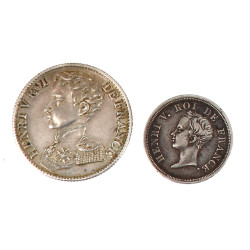 FRANCE - Henri V - 1 franc argent 1831 p