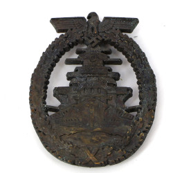 WWW II - Badge allemand de la flotte de 