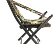Chaise d'enfant pliante en bois noirci e