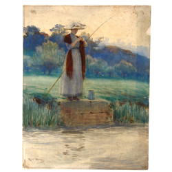 René THÉRY (1870-1960) - Lot de 4 dessin