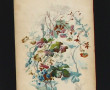 Ecole Française XIXème Lot de 3 aquarell
