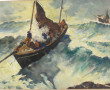 Jean DARIGNAN (Xxème) "Bateaux de pêche 