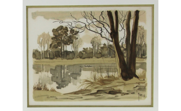 Robert YAN (1901-1975) - Lot de 2 lithog