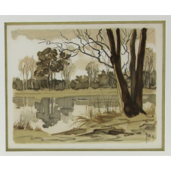 Robert YAN (1901-1975) - Lot de 2 lithog