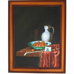 Ecole Xxème "Nature morte aux noix", hui