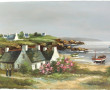 LEROUX (Xxème) "Bord de mer en Finistère