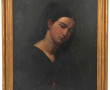 Ecole Française XIXème "Portrait de jeun