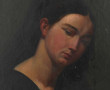 Ecole Française XIXème "Portrait de jeun